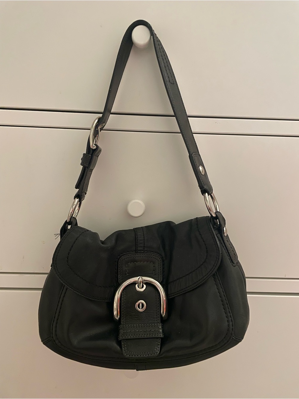2000s Coach Soho Flap Shoulder Bag